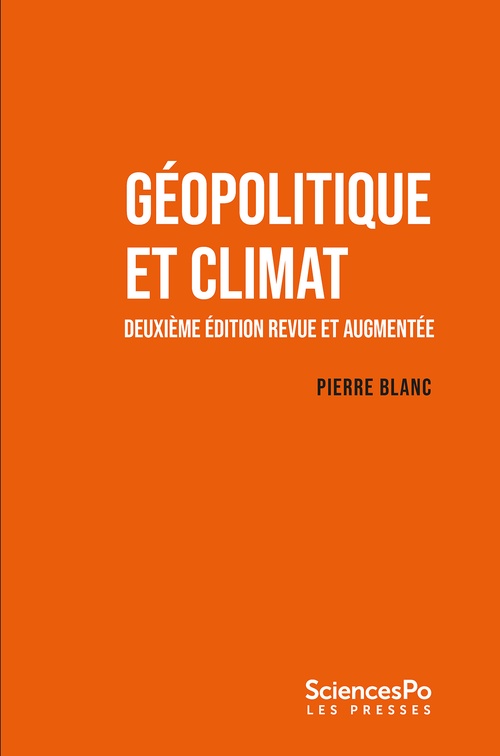 Couverture ebook de Géopolitique et climat, de Pierre BLANC