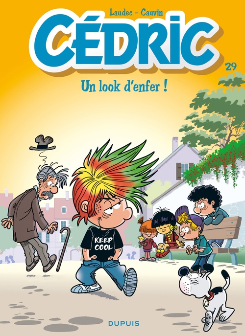 Couverture ebook de Cédric - Tome 29 - Un look d'enfer !, de Raoul Cauvin, Laudec