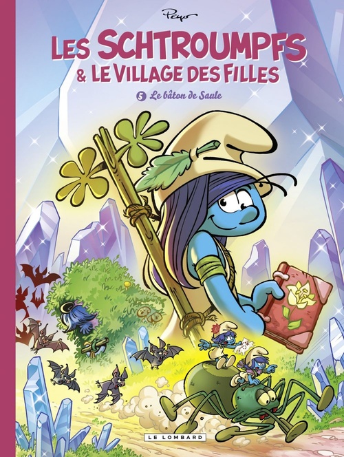 Couverture ebook de Les Schtroumpfs et le village des filles - Tome 5 - Le bâton de Saule, de Parthoens, Thierry Culliford