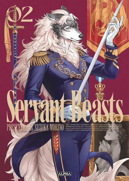 Couverture ebook de Servant beasts - Tome 2, de Suzuka Morino