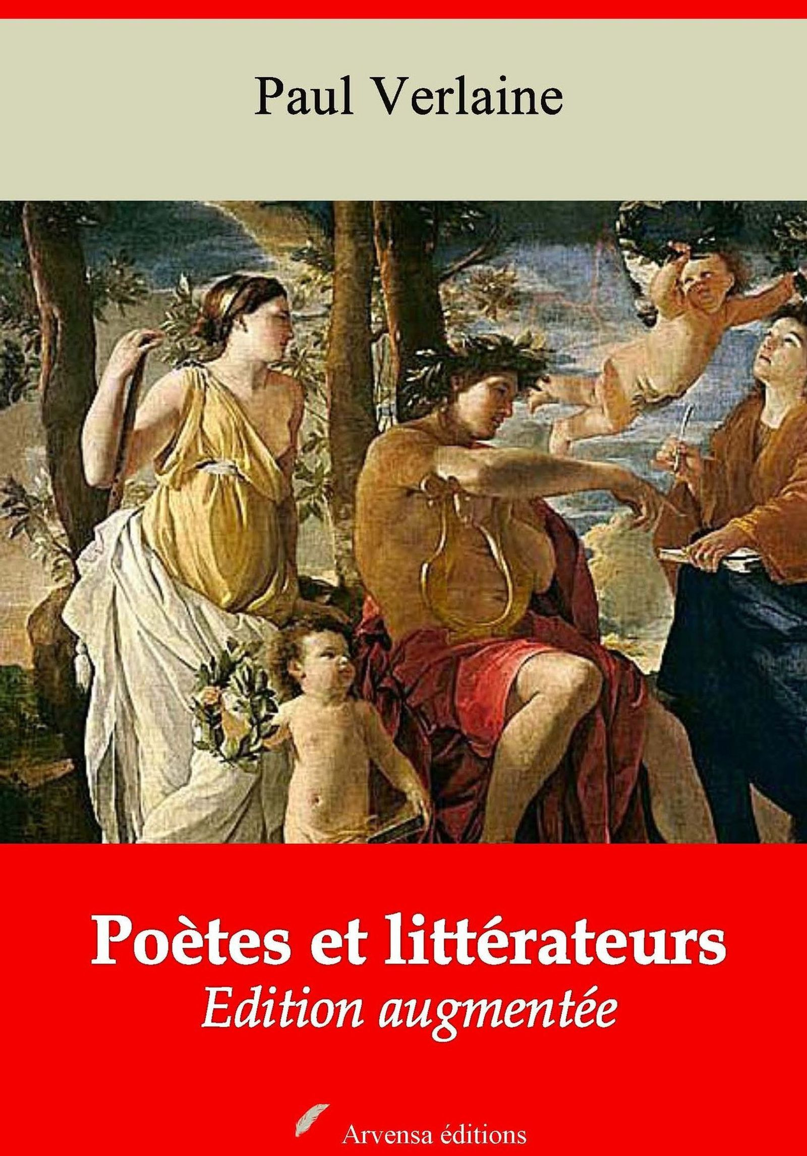 Couverture ebook de Poètes et littérateurs - suivi d'annexes, de Paul Verlaine