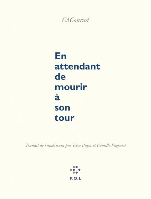 Couverture ebook de En attendant de mourir à son tour, de CAConrad