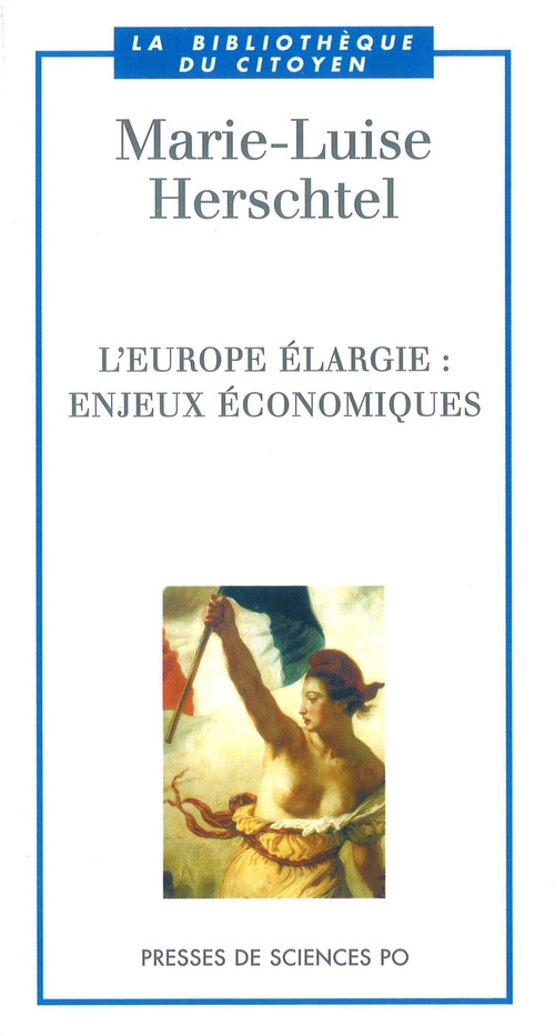Couverture ebook de L'Europe élargie, de Marie-Luise Herschtel