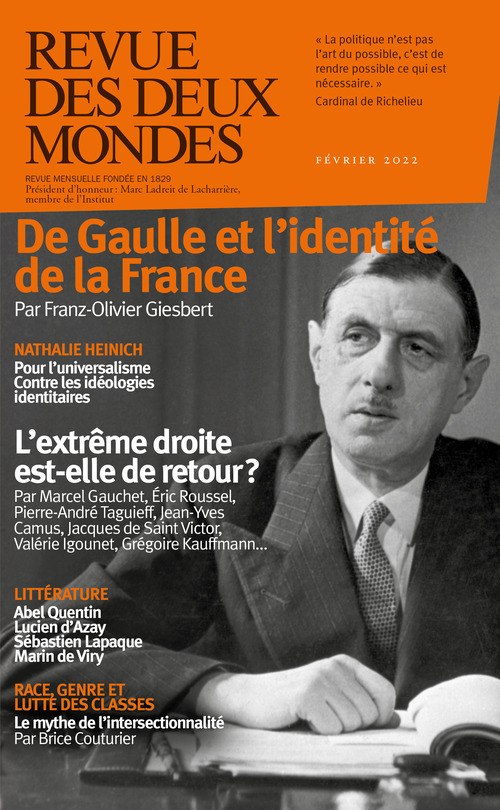 Couverture ebook de Revue des Deux Mondes février 2022, de Revue Des Deux Mondes