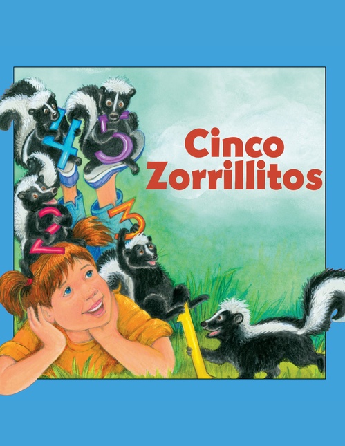 ebook cover of Cinco Zorrillitos, by Kim Mitzo Thompson, Karen Mitzo Hilderbrand