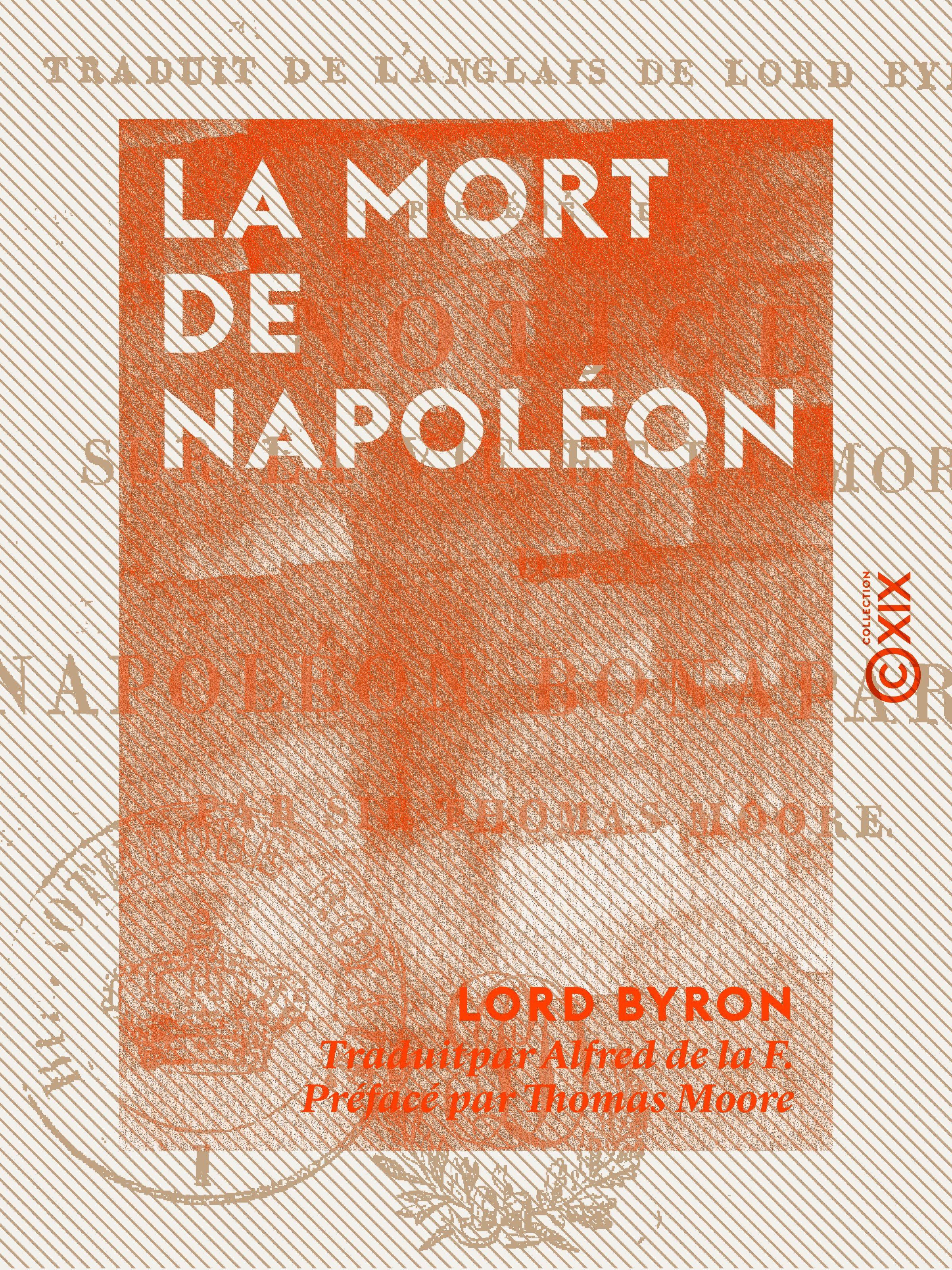 Couverture ebook de La Mort de Napoléon, de Lord Byron, Thomas Moore