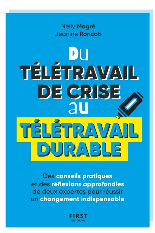 ebook cover of Le télétravail : du projet à la mise en place, by Nelly Magre, Jeanine Roncati