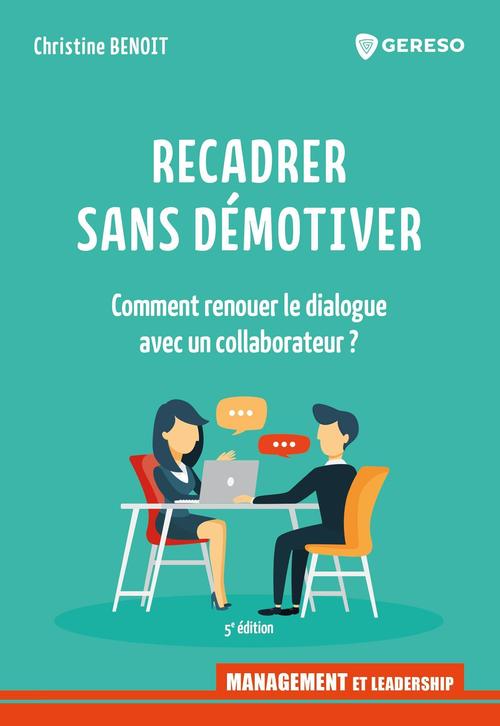 Couverture ebook de Recadrer sans démotiver, de Christine BENOIT