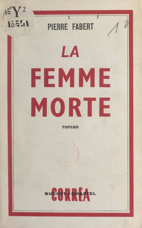 ebook cover of La femme morte, by Pierre Fabert