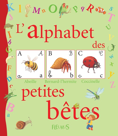 Couverture ebook de L'alphabet des petites bêtes, de Collectif