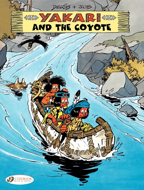 Couverture ebook de Yakari - Volume 9 - Yakari and the Coyote, de Job, Derib