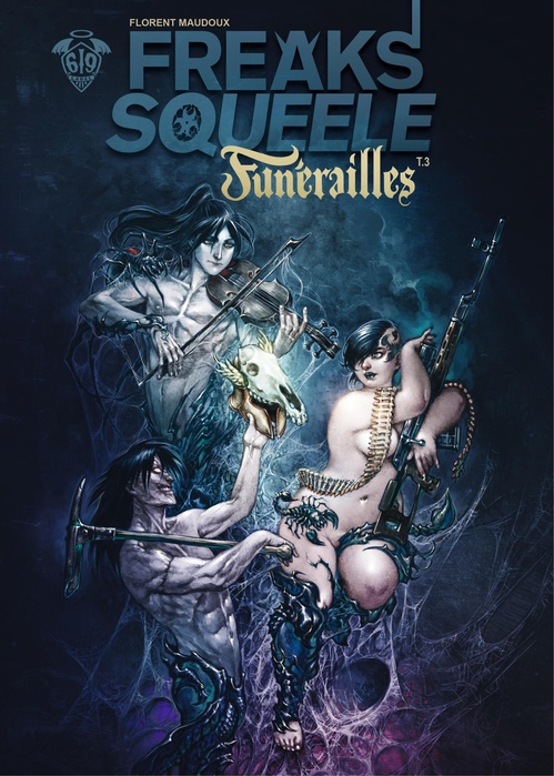 Couverture ebook de Freak's Squeele : Funérailles - Tome 3 - Cowboys on horses without wings, de Florent Maudoux
