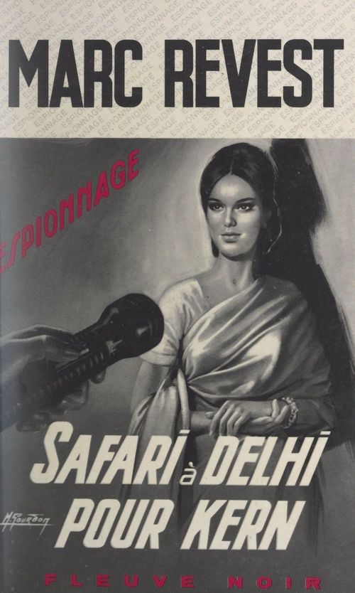 Couverture ebook de Safari à Delhi pour Kern, de Marc Revest