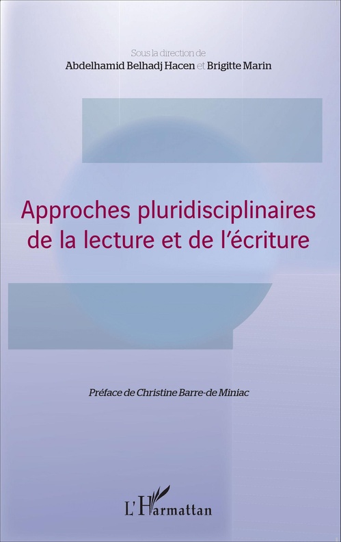Couverture ebook de Approches pluridisciplinaires de la lecture et de l'écriture, de Collectif