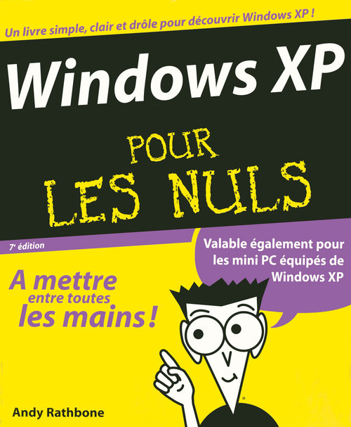 ebook cover of Windows XP 7ed pour les nuls, by Andy Rathbone