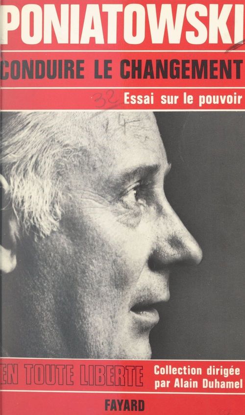 ebook cover of Conduire le changement, by Michel Poniatowski