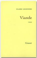 ebook cover of Viande, by Claire Legendre