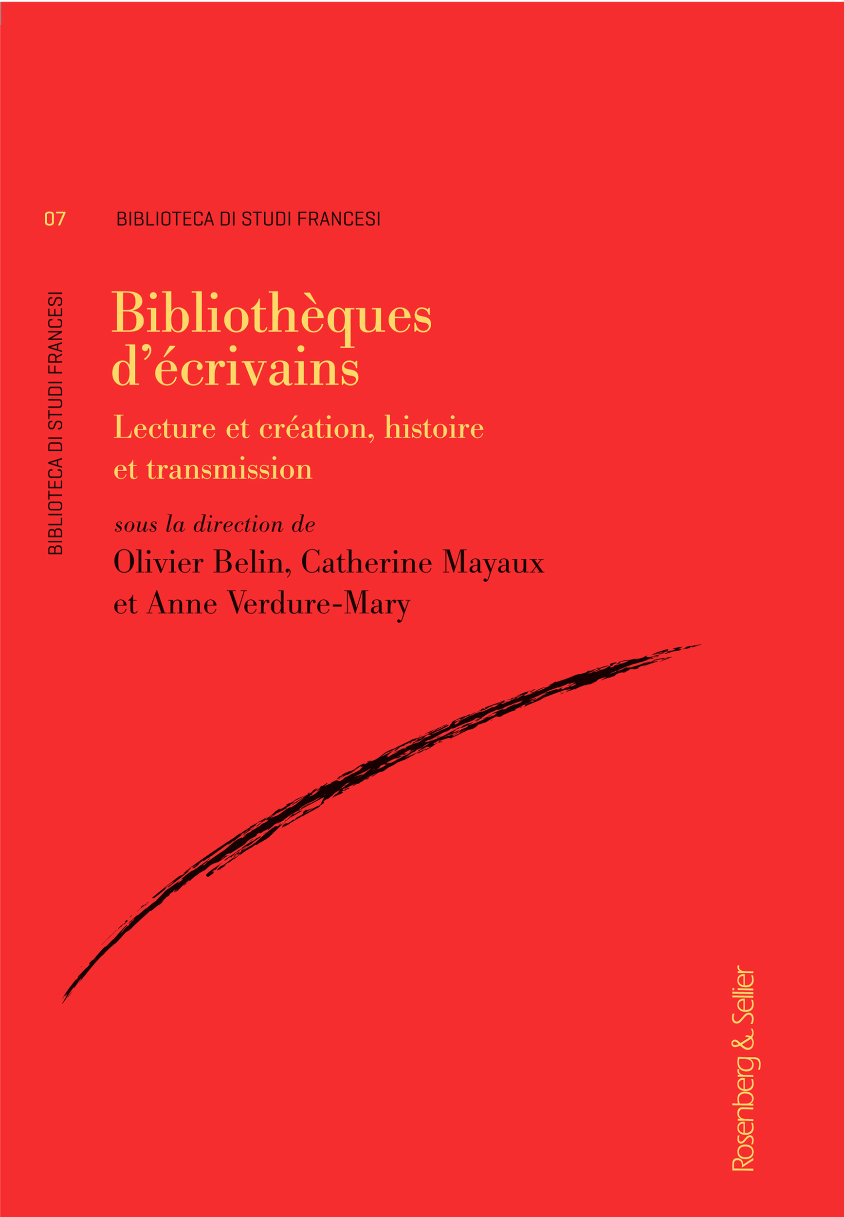 Couverture ebook de Bibliothèques d´écrivains, de Belin Olivier