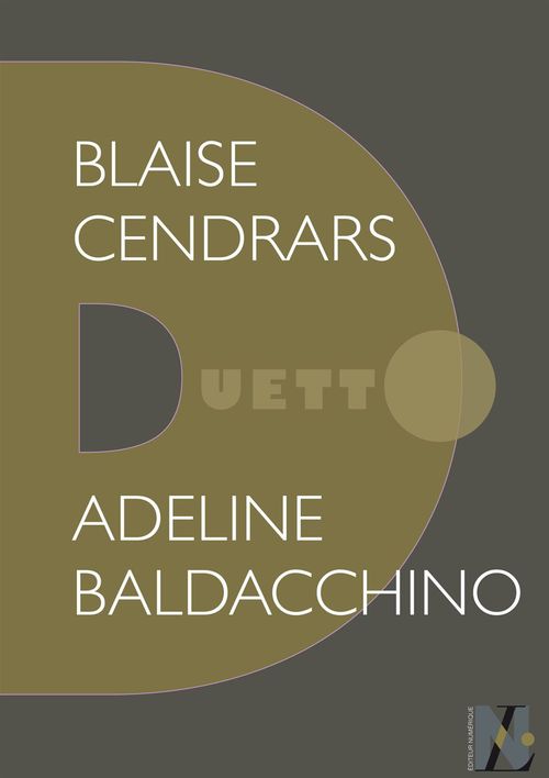 Couverture ebook de Blaise Cendrars - Duetto, de Adeline Baldacchino