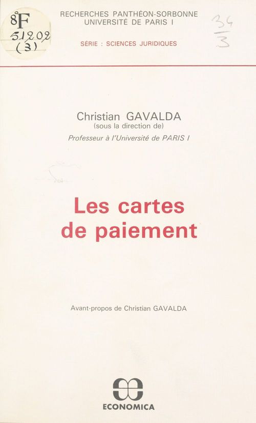 Couverture ebook de Les Cartes de paiement, de Christian Gavalda