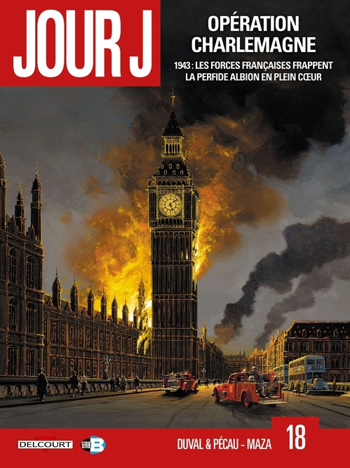 ebook cover of Jour J T18 - Opération Charlemagne, by Fred Blanchard