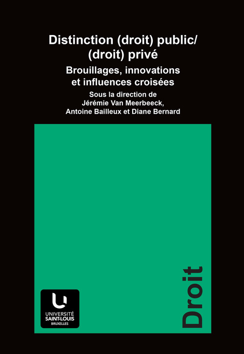 ebook cover of Distinction (droit) public / (droit) privé, by