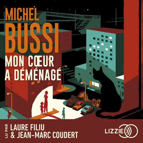 audiobook cover of Mon coeur a déménagé, by Michel Bussi