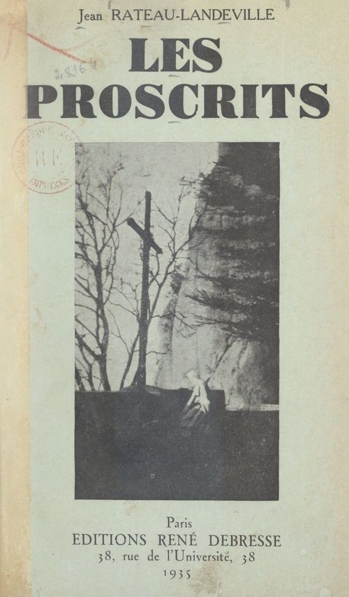 Couverture ebook de Les proscrits, de Jean Rateau-Landeville