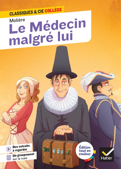 Couverture ebook de Le Médecin malgré lui, de Jean-Baptiste Molière (Poquelin dit)