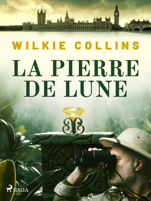 ebook cover of La Pierre de Lune, by Wilkie Collins