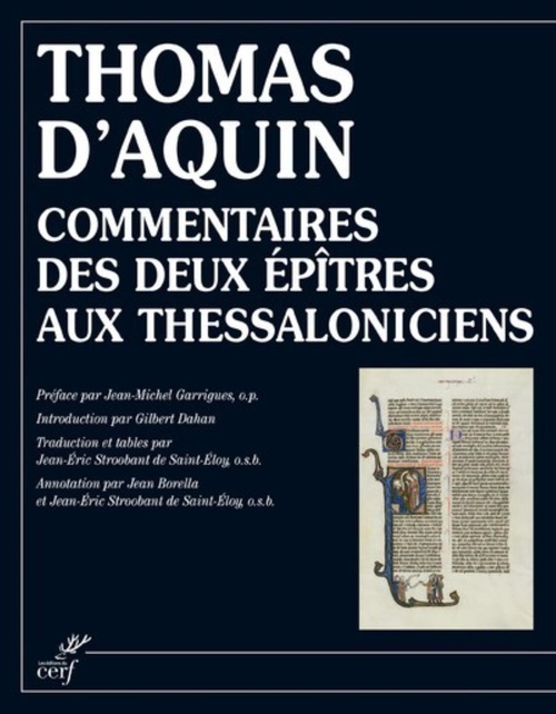 ebook cover of COMMENTAIRES DES DEUX ÉPÎTRES AUX THESSALONICIENS, by Thomas d'Aquin