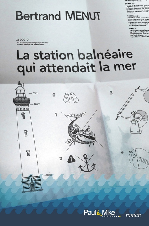 Couverture ebook de La station balnéaire qui attendait la mer, de Bertrand Menut