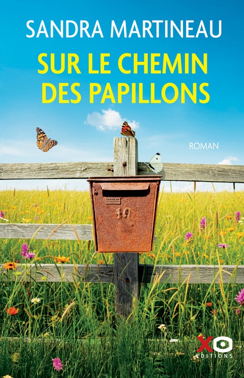 ebook cover of Sur le chemin des papillons, by Sandra Martineau
