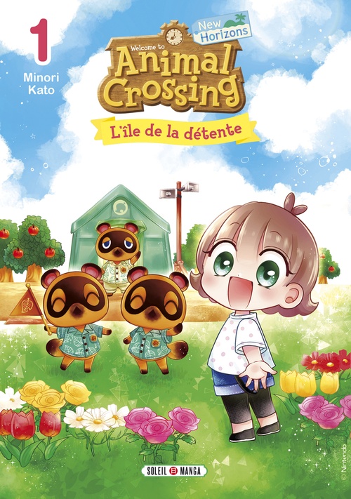 ebook cover of Animal Crossing : New Horizons - L'île de la détente T01, by Nintendo