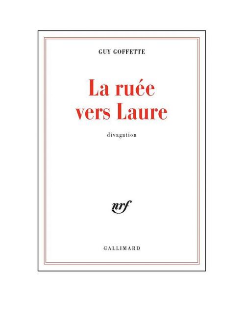 Couverture ebook de La ruée vers Laure, de Guy Goffette