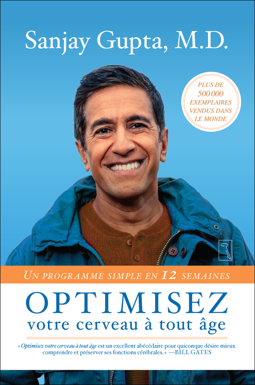 Couverture ebook de Optimisez votre cerveau à tout âge, de Sanjay Gupta