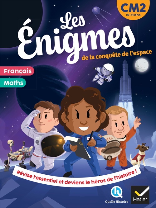 ebook cover of Les énigmes de la conquête de l'espace - CM2, by Déborah Mirabel, Bruno Wennagel