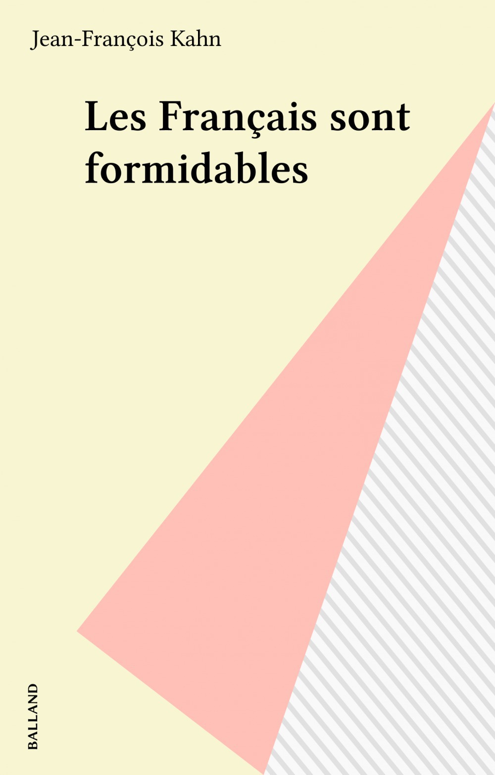 Couverture ebook de Les Français sont formidables, de Jean-François Kahn