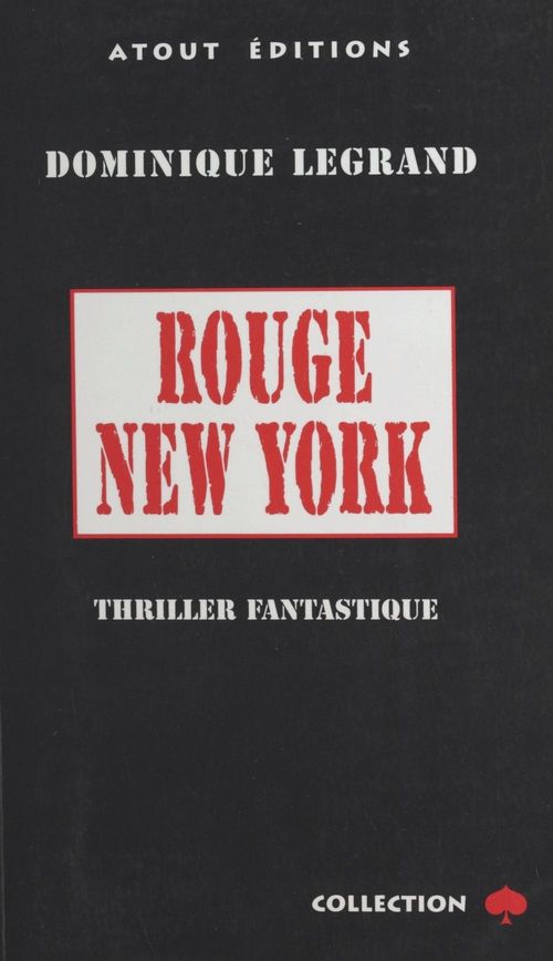 Couverture ebook de Rouge New York, de Legrand