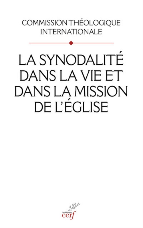 Couverture ebook de LA SYNODALITE DANS LA VIE ET DANS LA MISSION DE L'EGLISE, de Collectif