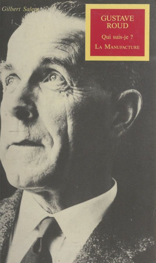 Couverture ebook de Gustave Roud, de Gilbert Salem