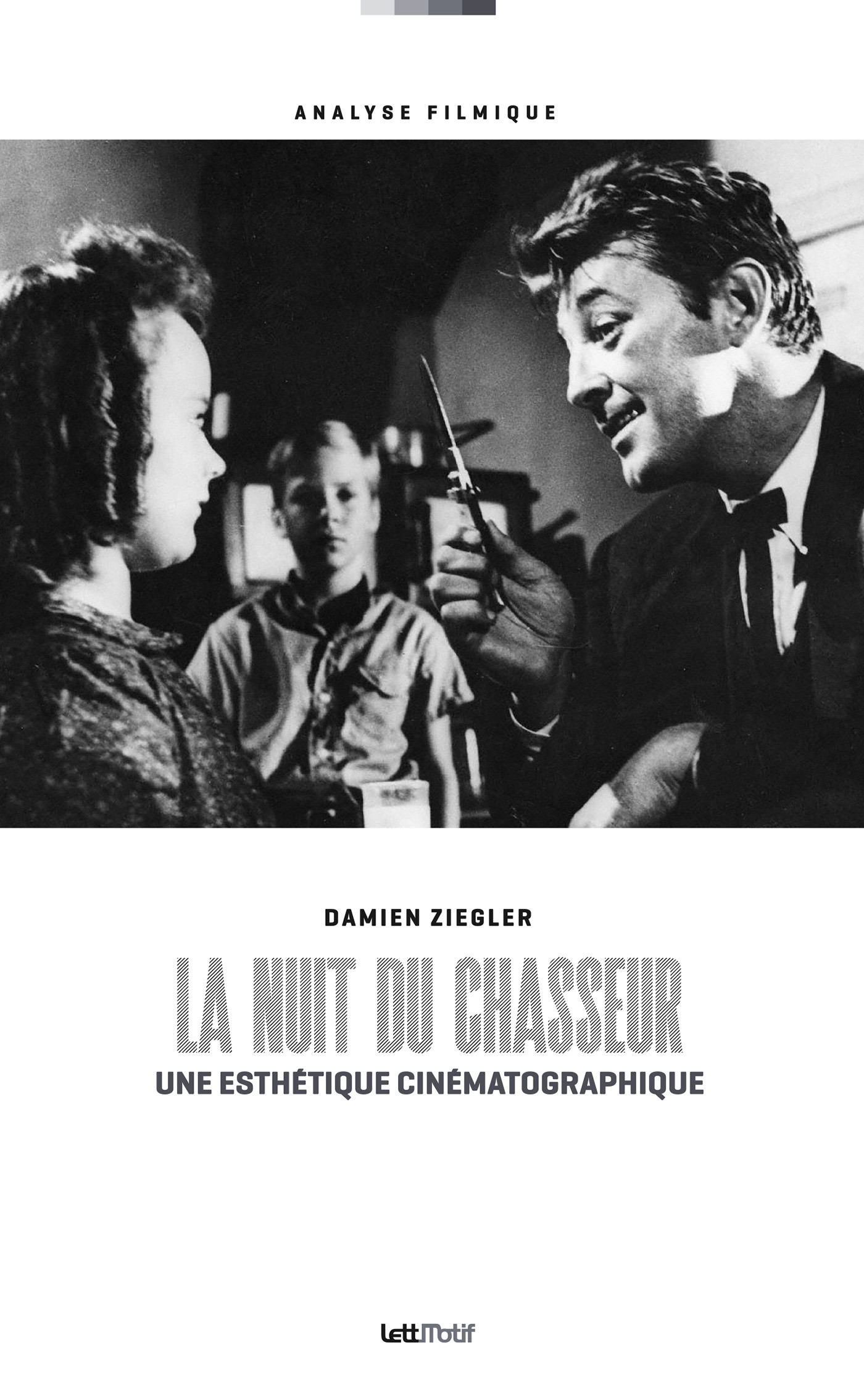 Couverture ebook de La Nuit du chasseur, une esthétique cinématographique, de Damien Ziegler