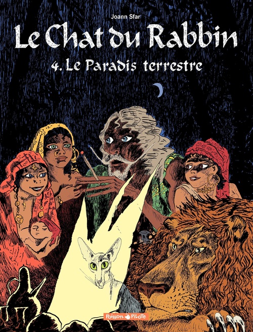 Couverture ebook de Le Chat du Rabbin - Tome 4 - Le Paradis terrestre, de Joann Sfar