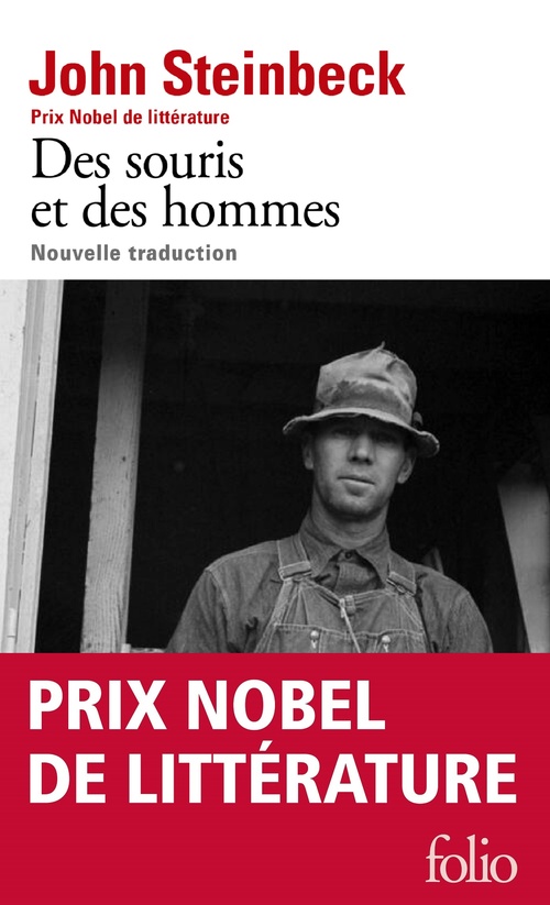 ebook cover of Des souris et des hommes, by John Steinbeck