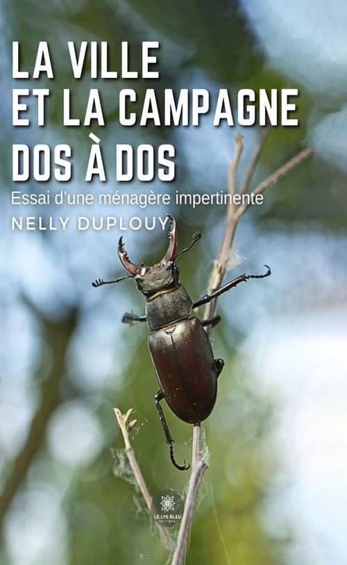Couverture ebook de La ville et la campagne dos à dos, de Nelly Duplouy