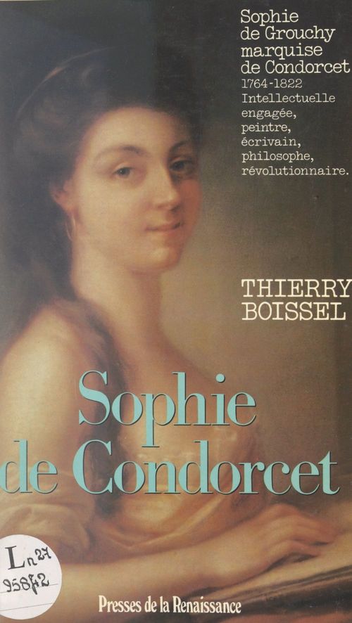 Couverture ebook de Sophie de Condorcet, femme des Lumières (1764-1822), de Thierry Boissel