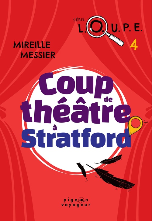Couverture ebook de Coup de théâtre à Stratford, de Mireille Messier