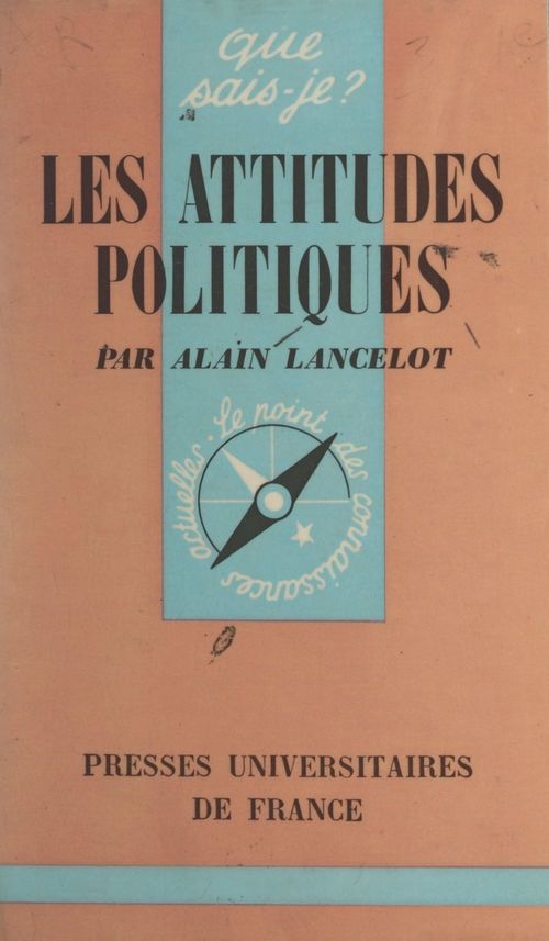 Couverture ebook de Les attitudes politiques, de Alain Lancelot