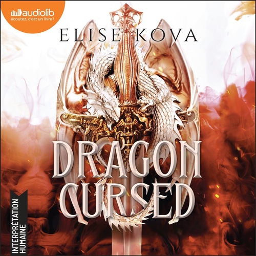 audiobook cover of Dragon cursed T1, by Elise Kova
