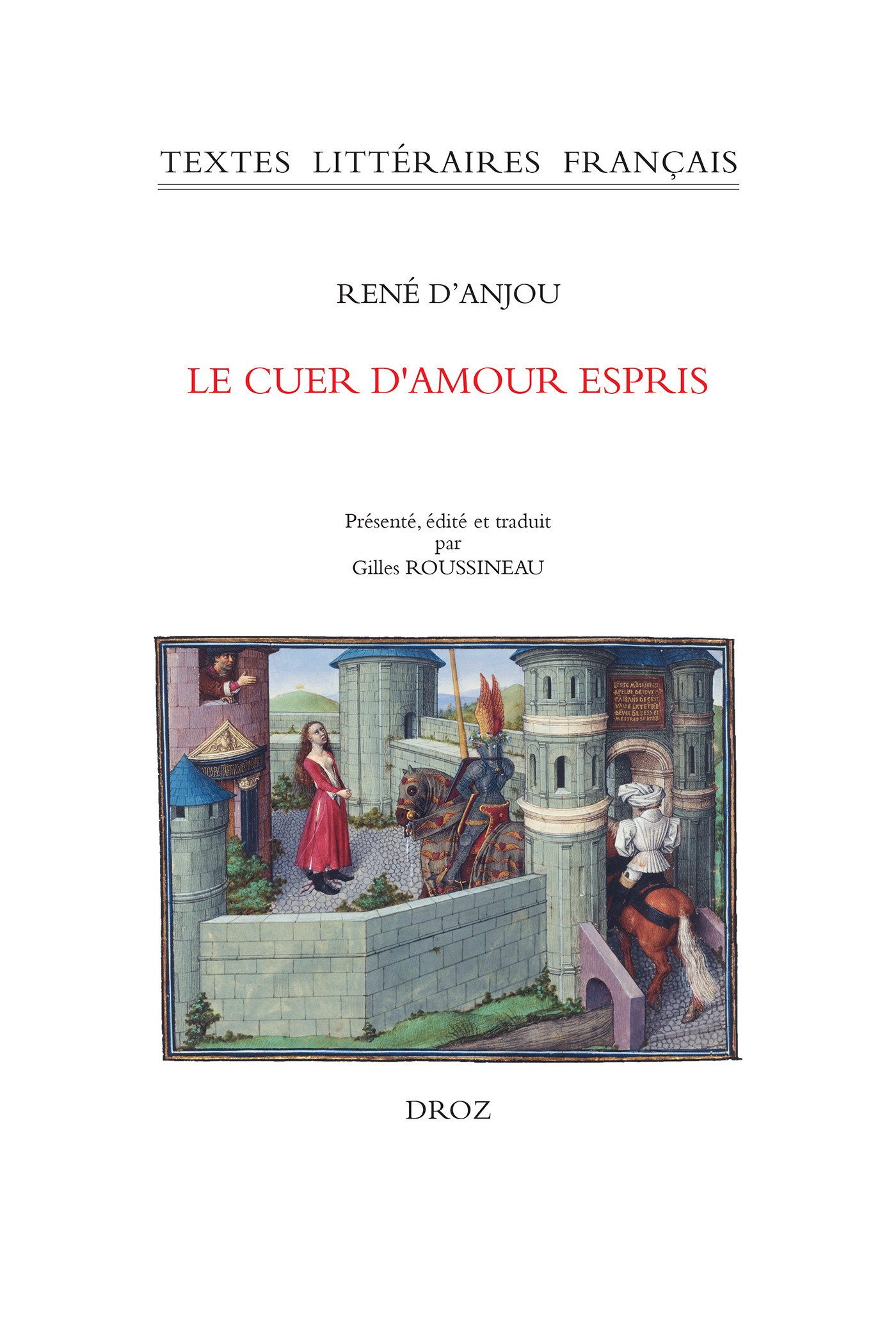 Couverture ebook de Le Cuer d'amour espris, de René d' Anjou